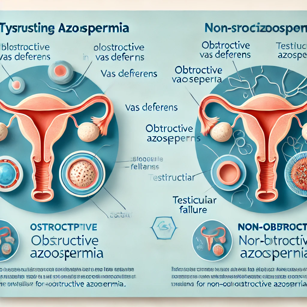 What is azoospermia caused by?