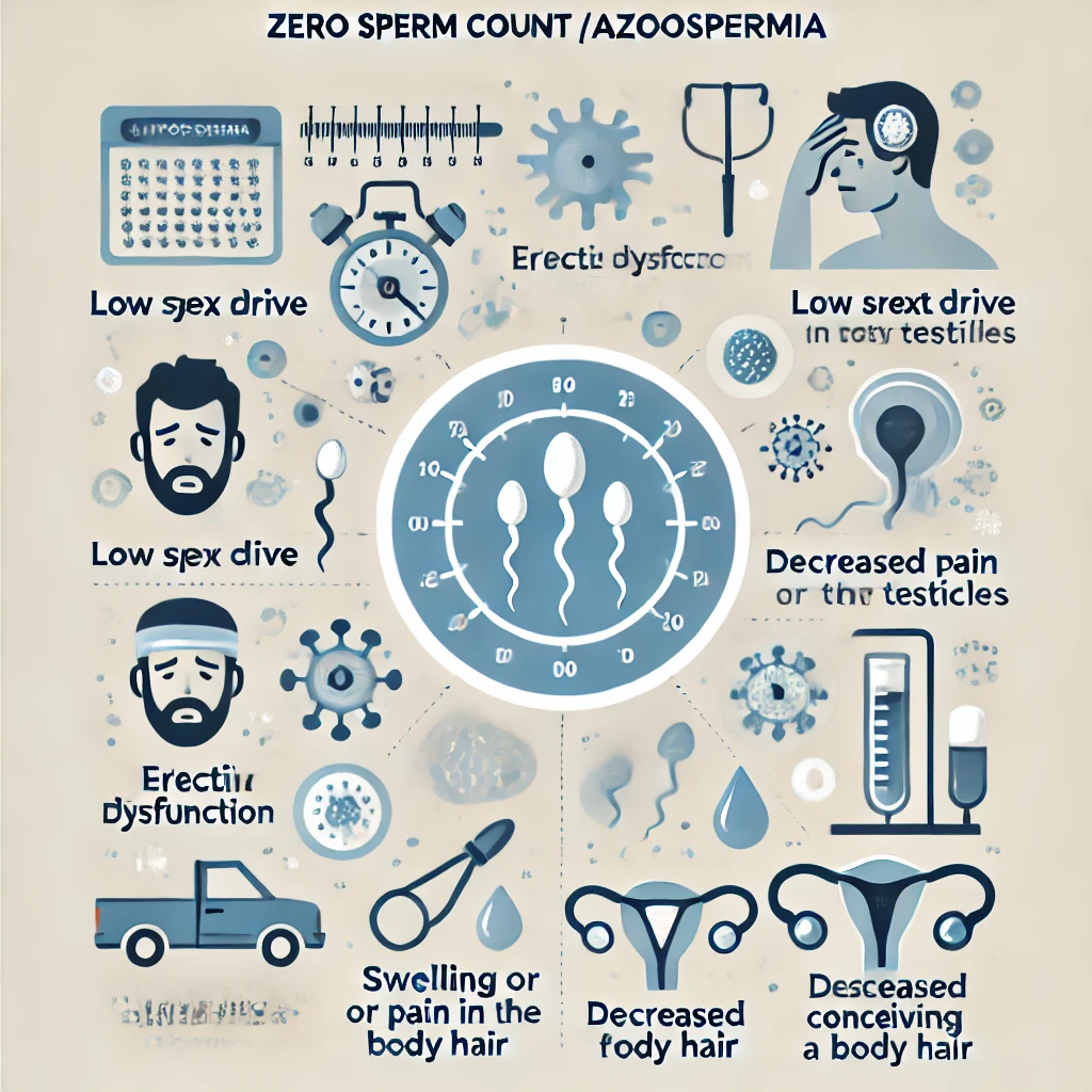 Zero sperm count symptoms