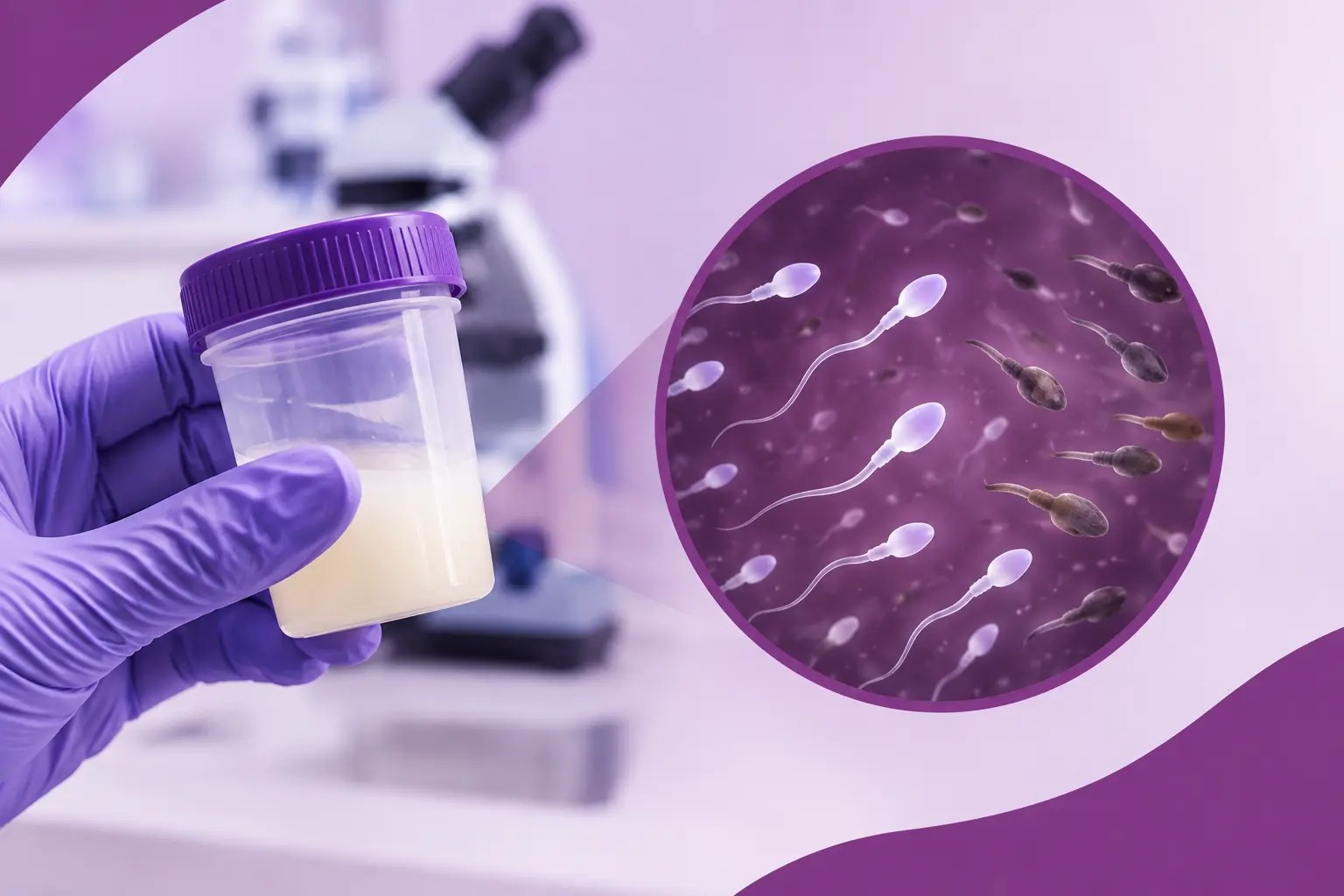 How much dead sperm is normal?