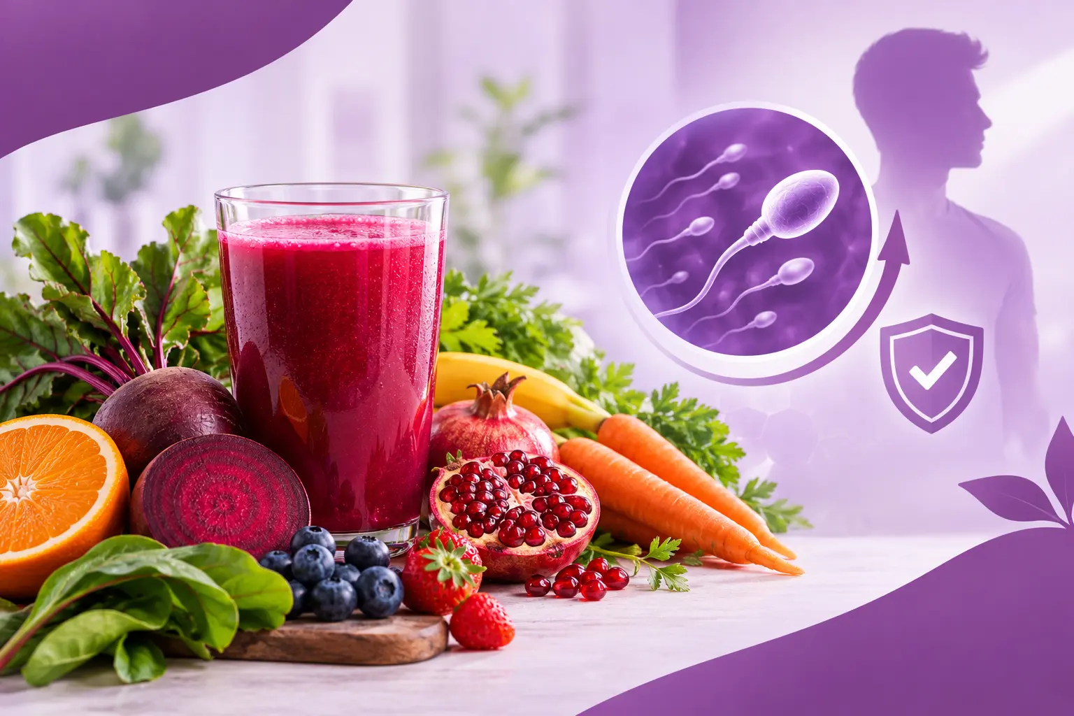 Best Juice for Sperm Health: 7 Juices to Support Male Fertility