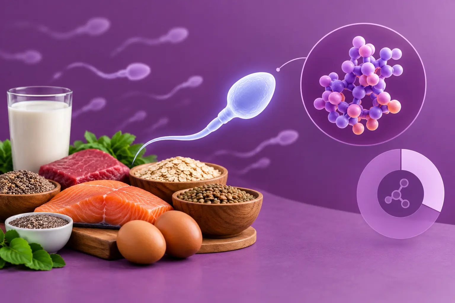 Is sperm 100% protein?